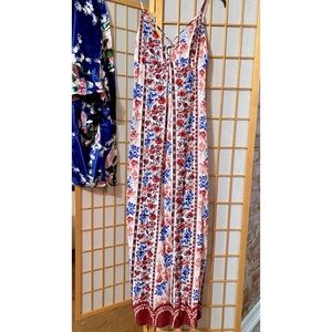 Forever 21 Zip Up Maxi Dress
